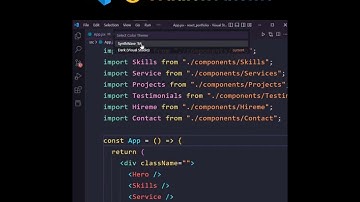 Vscode Gradient Color Theme | #shorts