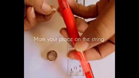 A much requested video tutorial on how to properly size your ring 💍 at home.