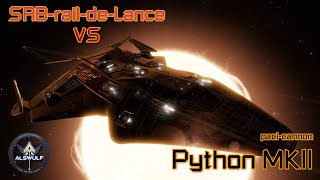 Elite Dangerous | vs Stellar Aspect [SRB rail FDL vs Python MKII]