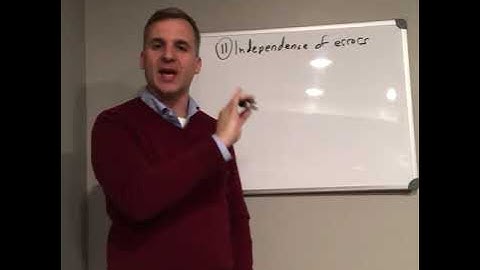 Independence of Errors