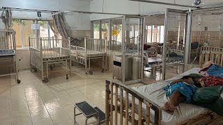 Городская больница Вангвьенга. Общие сведенья о том как тут все устроено, о ценах, палатах и о нас