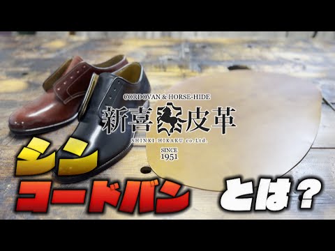 コードバン紹介動画】新喜皮革が開発したシン・コードバンとは？ - YouTube