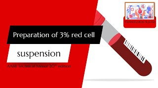 PREPARING A 3% RED CELL SUSPENSION