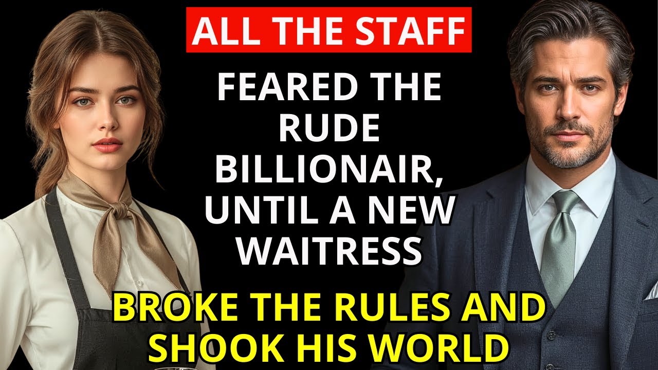All the Staff Feared the Rude Billionaire — Until a New Waitress Broke the Rules and Shook His World