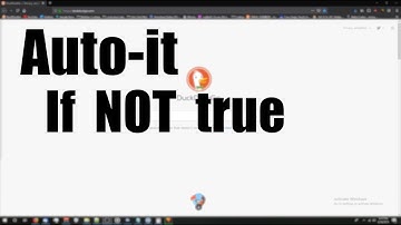 Autoit: Check if condition is NOT true