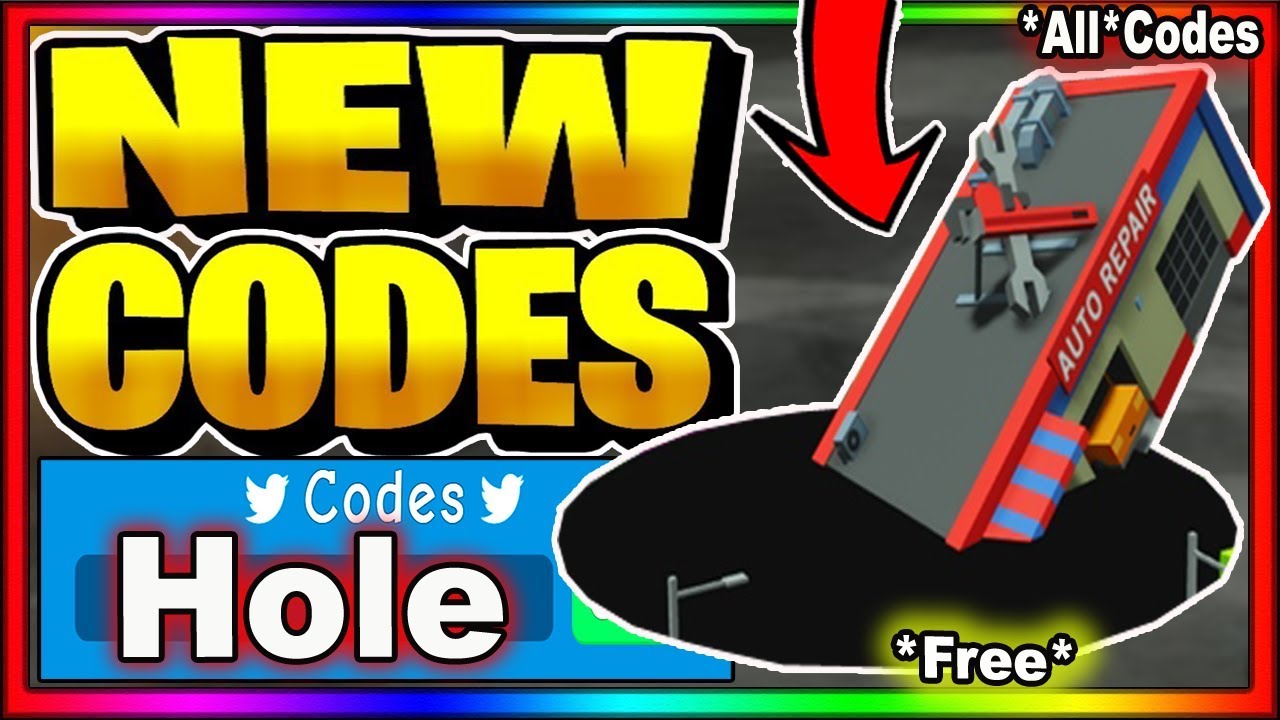 ALL NEW SECRET OP CODES 2020 Roblox Hole Simulator YouTube