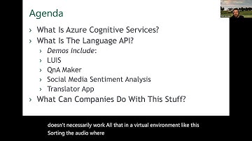 Matt Gordon - Make Your Company Conversational using Azure Cognitive Services