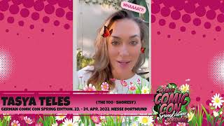 Download Lagu Tasya Teles @ German Comic Con Dortmund Spring, 23-24 April 2022 MP3