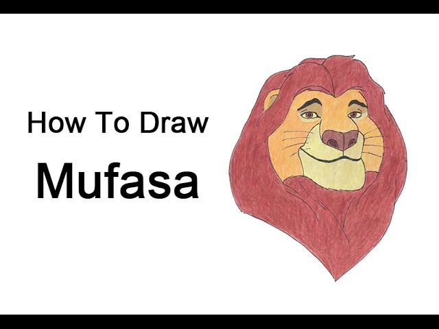 lion king drawing face