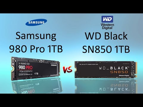 Samsung 980 Pro 1TB vs Western Digital WD Black SN850 1TB