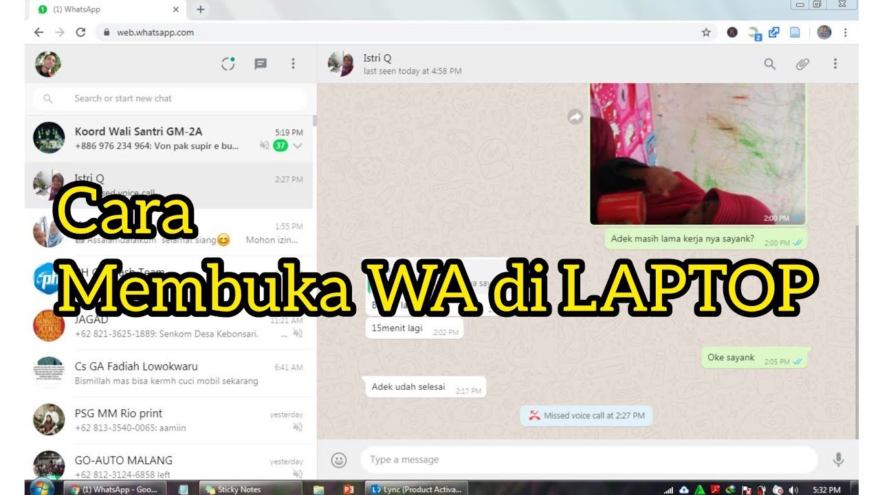 Cara Membuka WA di Laptop - YouTube