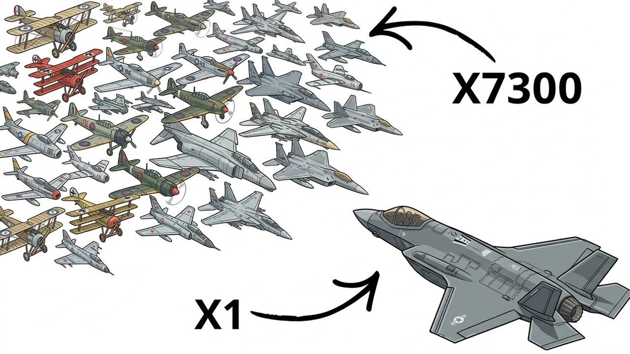 What If 1 Modern Jet Fought Every Air Force History?