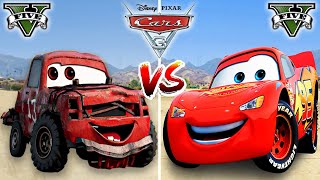 Lightning McQueen VS Jimbo (Disney cars) in GTA 5 - WHO IS BEST?