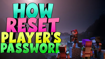 How to reset player password from Minecraft Server || SSARKali