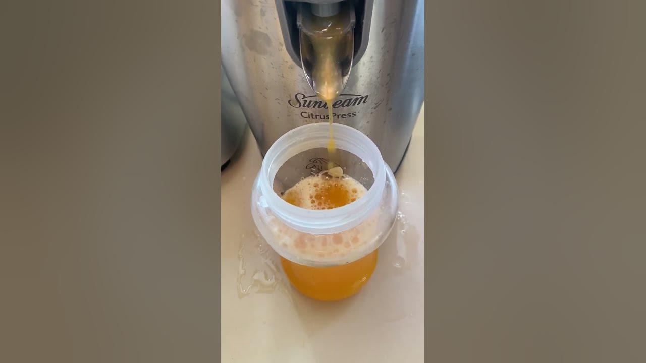 Sunbeam Juicer In Action YouTube