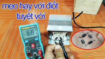 máy sạc bình ắc quy 12v , tác dụng của Điốt bạn đã biết chưa , sặc ác quy 12v