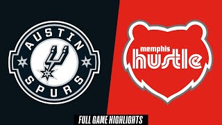 Austin Spurs Vs. Memphis Hustle - Game Highlights
