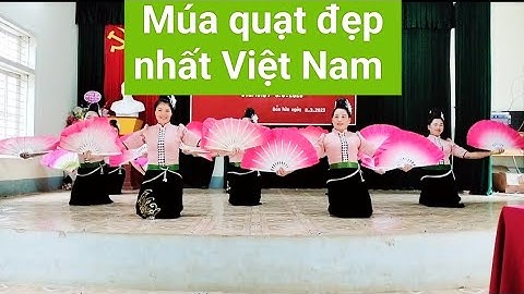 Múa Thái: cánh bướm mùa xuân.🍀Unique Vietnamese fan dance