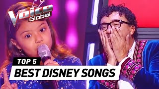 Video thumbnail of "The Voice Kids | BEST DISNEY SONGS in The Blind Auditions [PART 2]"