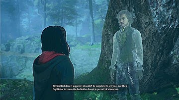 Hogwarts Legacy Richard Jackdaw Forbidden Forest 4K PS5