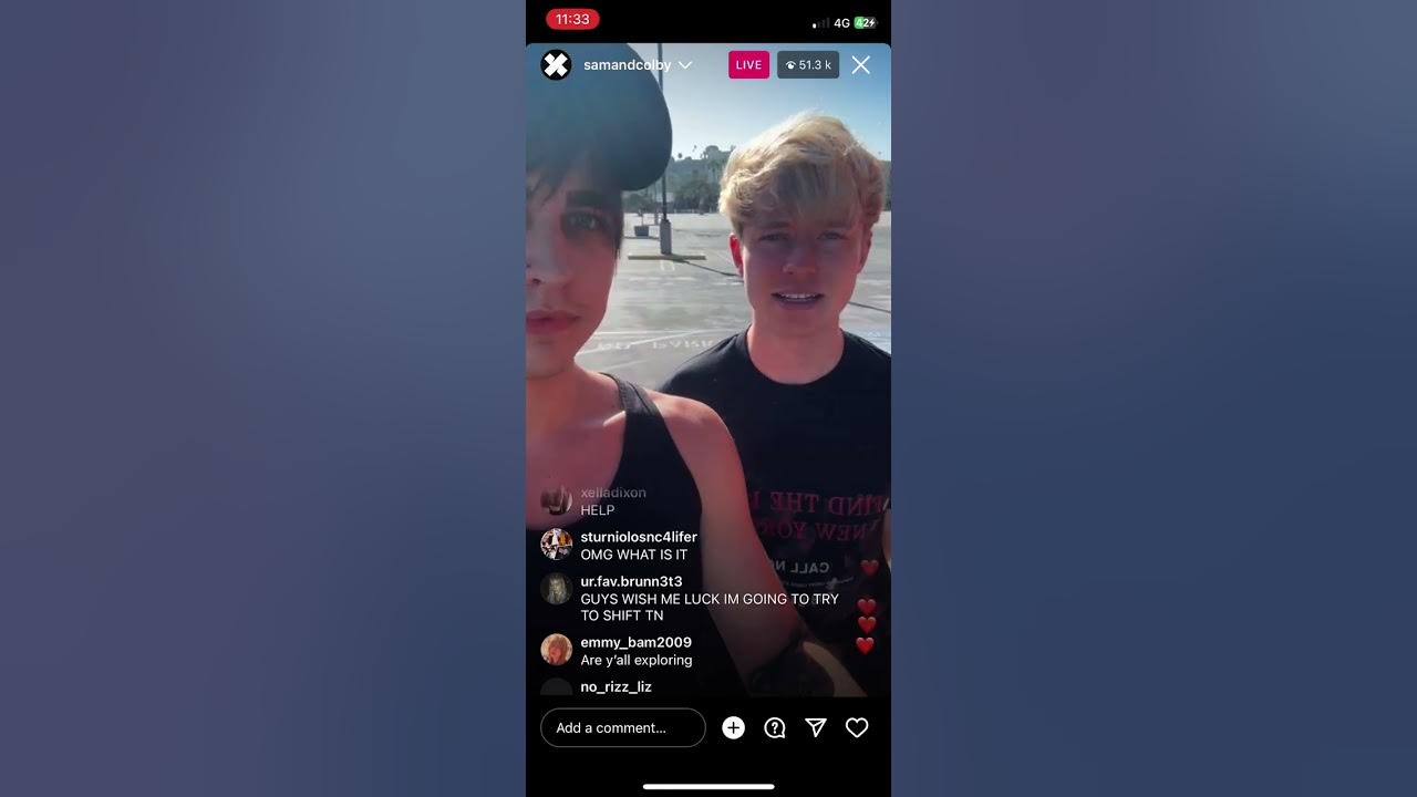 Sam and Colby live 13/10/23 - YouTube