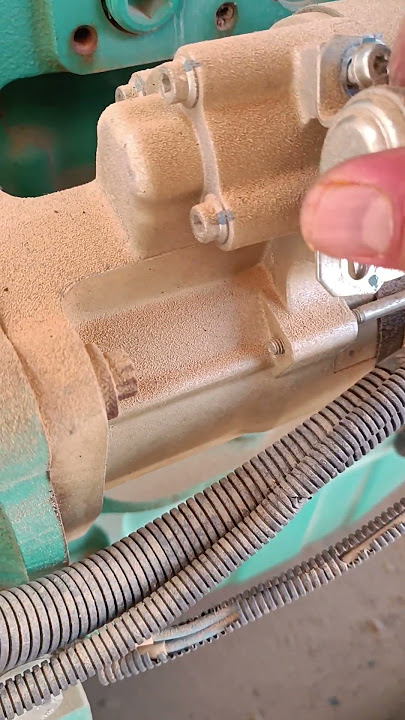 Cummins generator self starter relay open