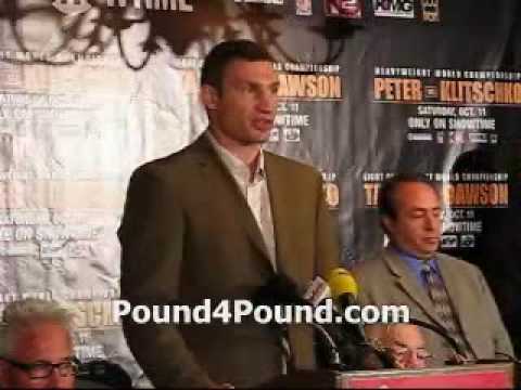 Vitali Klitschko vs. Sam Peter New York Press Conf...