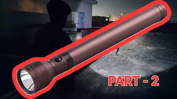 MOSTER TORCH iBELL FL8289 LED TORCH, Ultra Long Beam Range upto 5 KM Torch FULL REVIEW Part (2)