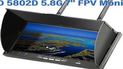 A must-have product! 9IMOD LCD5802D FPV Monitor with DVR 5.8G 40CH 7 Inch LCD Screen Monitor 800x4