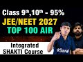 How to start iit jeeneet preparation from class 9  get 95 in class 910  best integrated course