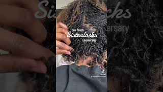 SISTERLOCKS ONE MONTH UPDATE 🥳🥳 #sisterlocks #sisterlocksjourney #naturalhairstyles #finehair