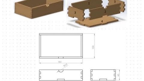 Techsoft 2d design - Creating a finger joint box that can be laser cut