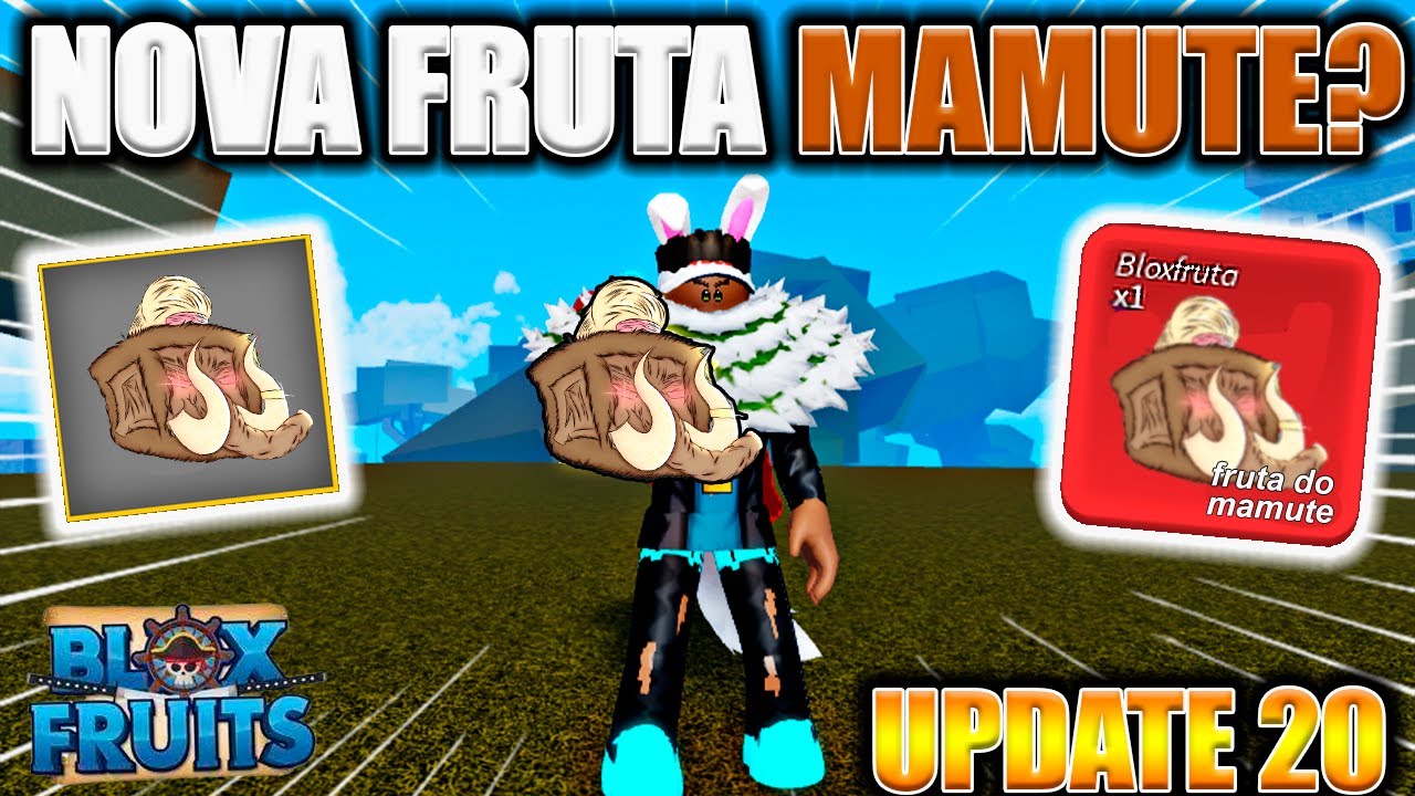 NOVA FRUTA MAMUTE NA UPDATE 20 DO BLOX FRUITS 