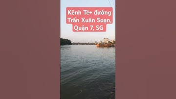 Kênh Tẻ+ đường Trần Xuân Soạn, Quận 7, #tphcm #saigon #tintuc