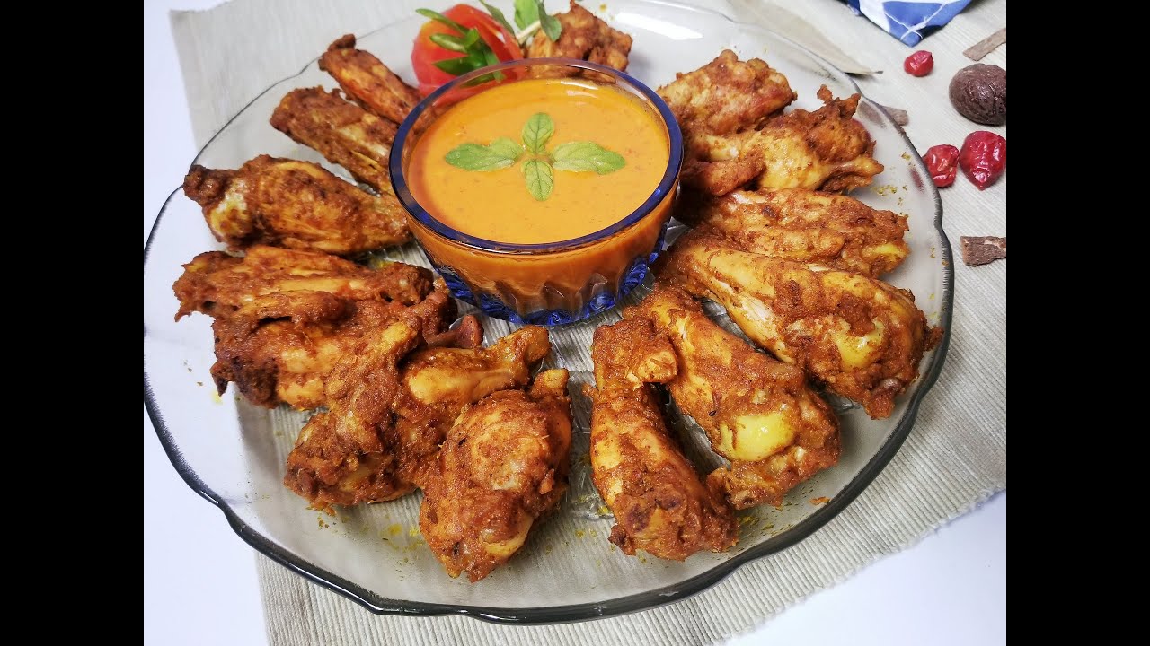 Spicy Chicken Wings Recipe(Eid Special). - YouTube