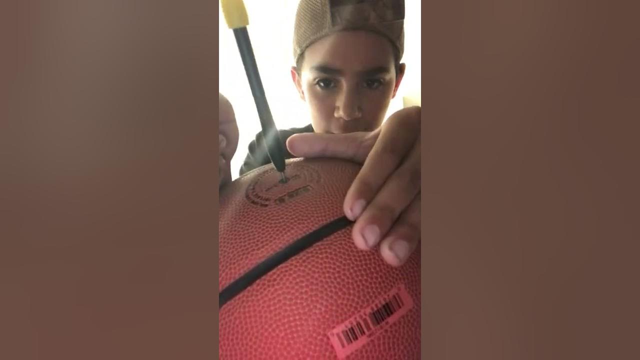 How to air up a ball without a pump YouTube