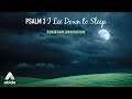 Psalm 3: I Lie Down to Sleep Bible Sleep Talk Down & Bible Verses For Sleep | SLEEP WITH THIS ON!