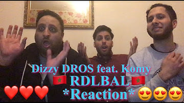 Dizzy DROS feat. Komy - RDLBAL (Official Music Video) *Reaction*