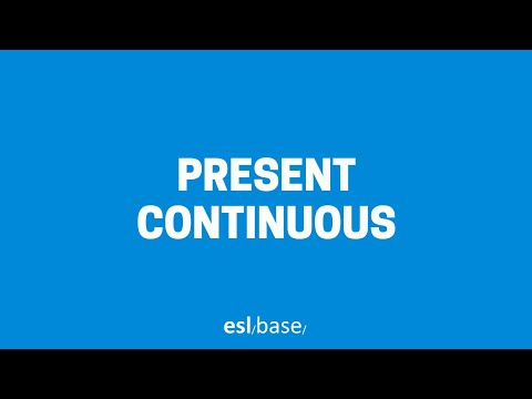 Present Continuous English Grammar