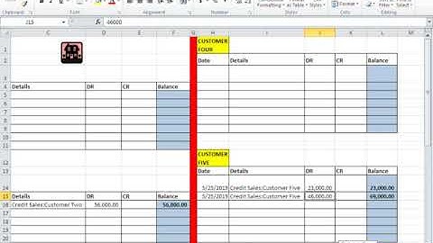 MULTIPLE DEBTORS & CREDITORS VIA EXCEL WINDOW+OTHER GLs By Jesmic Incredible Consulting