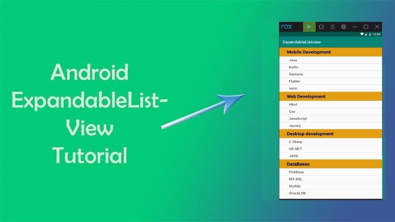 android studio listview groups