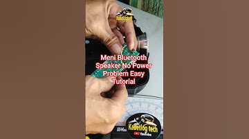 Mini Bluetooth Speaker No Power How to make Fix the problem???