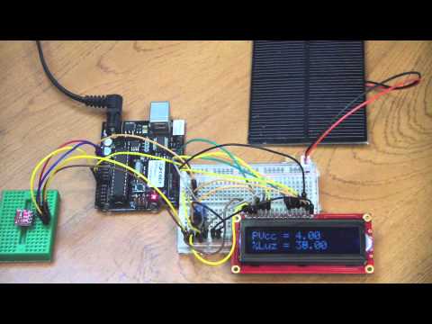 Arduino + TEMT6000 + Panel Solar - YouTube