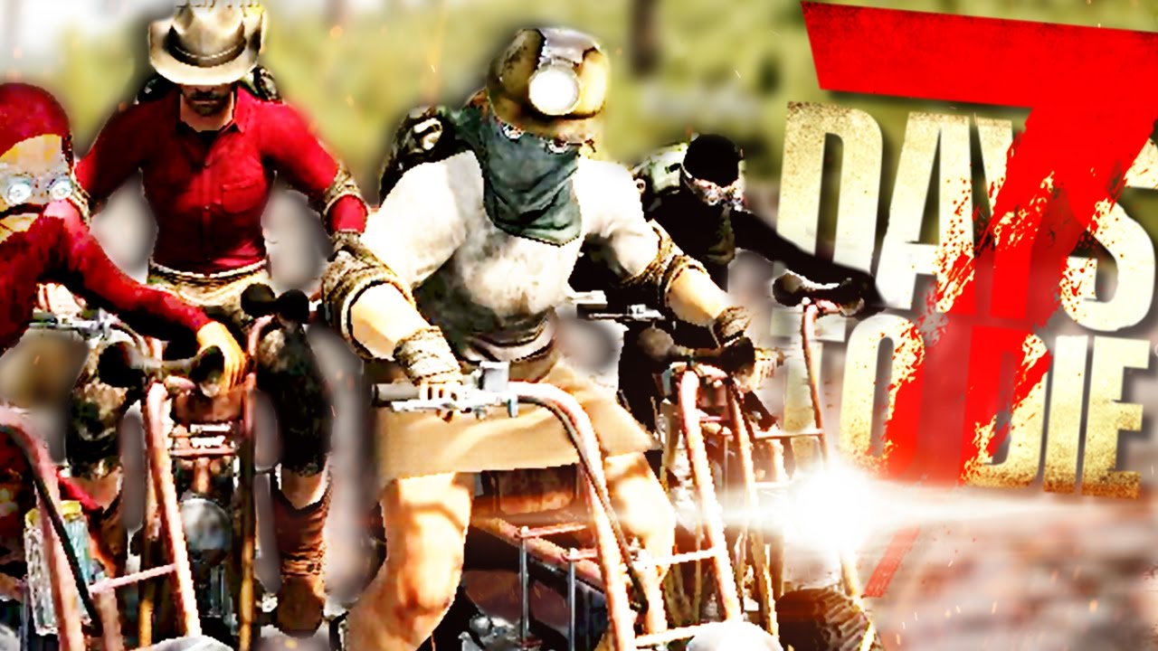 MINI BIKE GANG ADDS A NEW MEMBER AND RAIDS TOWN 7 Days To Die mini-bike-gang-adds-a-new-member-and-raids-town-7-days-to-die
