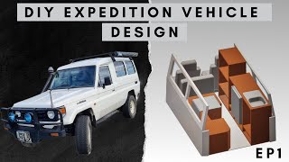 Concept design for a DIY overland vehicle. Troopy build EP.1