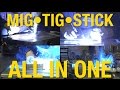 MIG Weld, TIG Weld, & Stick Weld All In One Machine - Eastwood MP200i Multi Process Welder