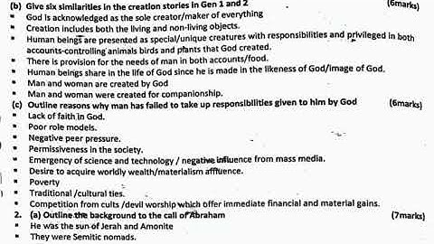 CRE KCSE PAPER 1 REVISION 13 PART 1