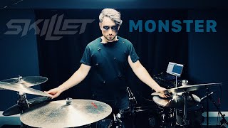 Skillet - Monster - Drum Cover