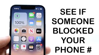 How To See If Someone Blocked Your Phone Number On iPhone! (2024)