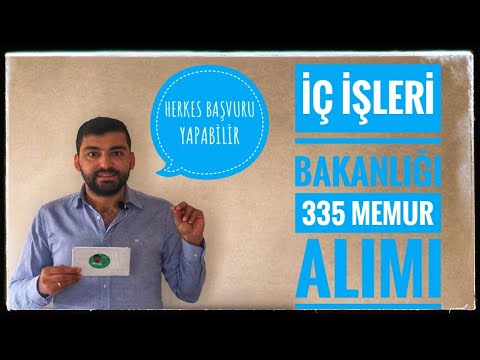 335 MEMUR ATAMASI - HERKES BAŞVURU YAPABİLİR - İÇ İŞLERİ PERSONEL ALIMI (ÇAĞRI KARŞILAMA PERSONELİ)